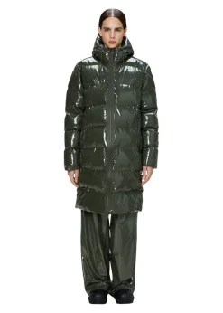 Alta Longer Puffer Jacket W3T4>Rains Hot
