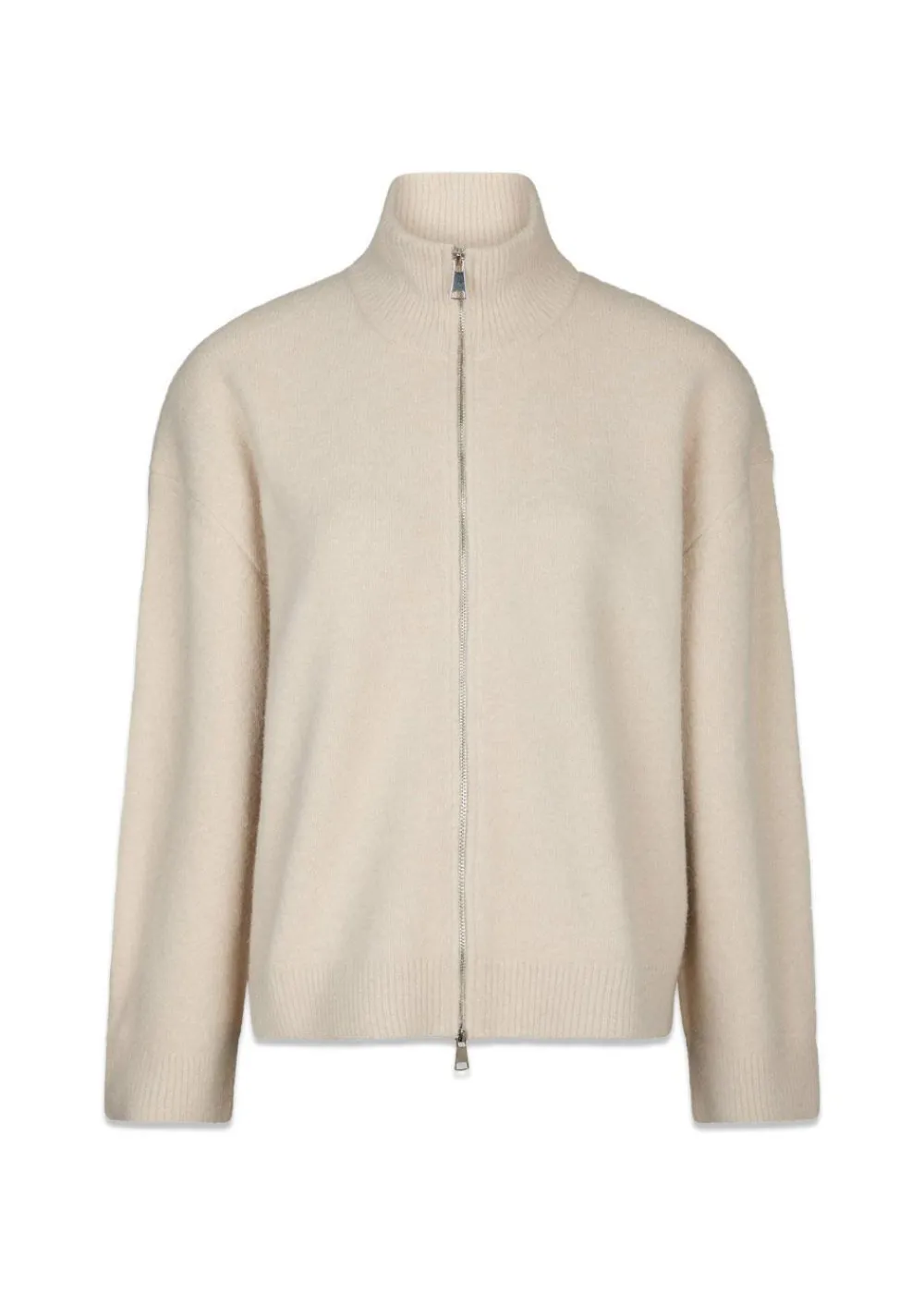 Asley Zip Knit Cardigan>Neo Noir Hot