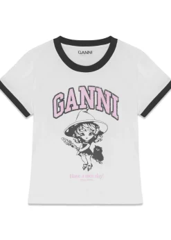 Basic Jersey Witch Small T-shirt>Ganni Online