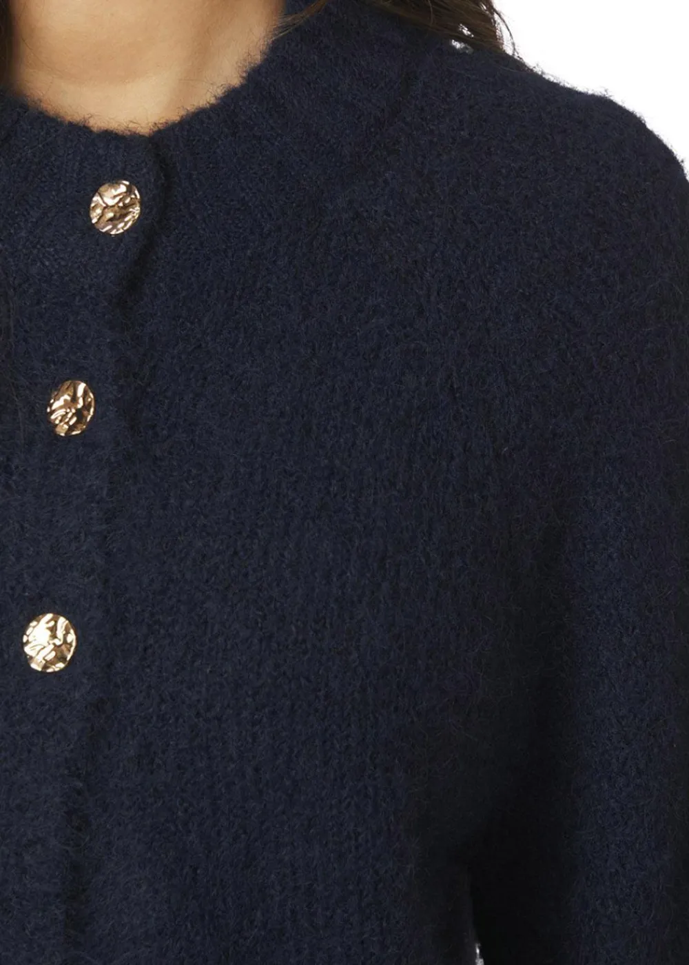 Benuta Fluffy Knit Cardigan>Neo Noir Discount