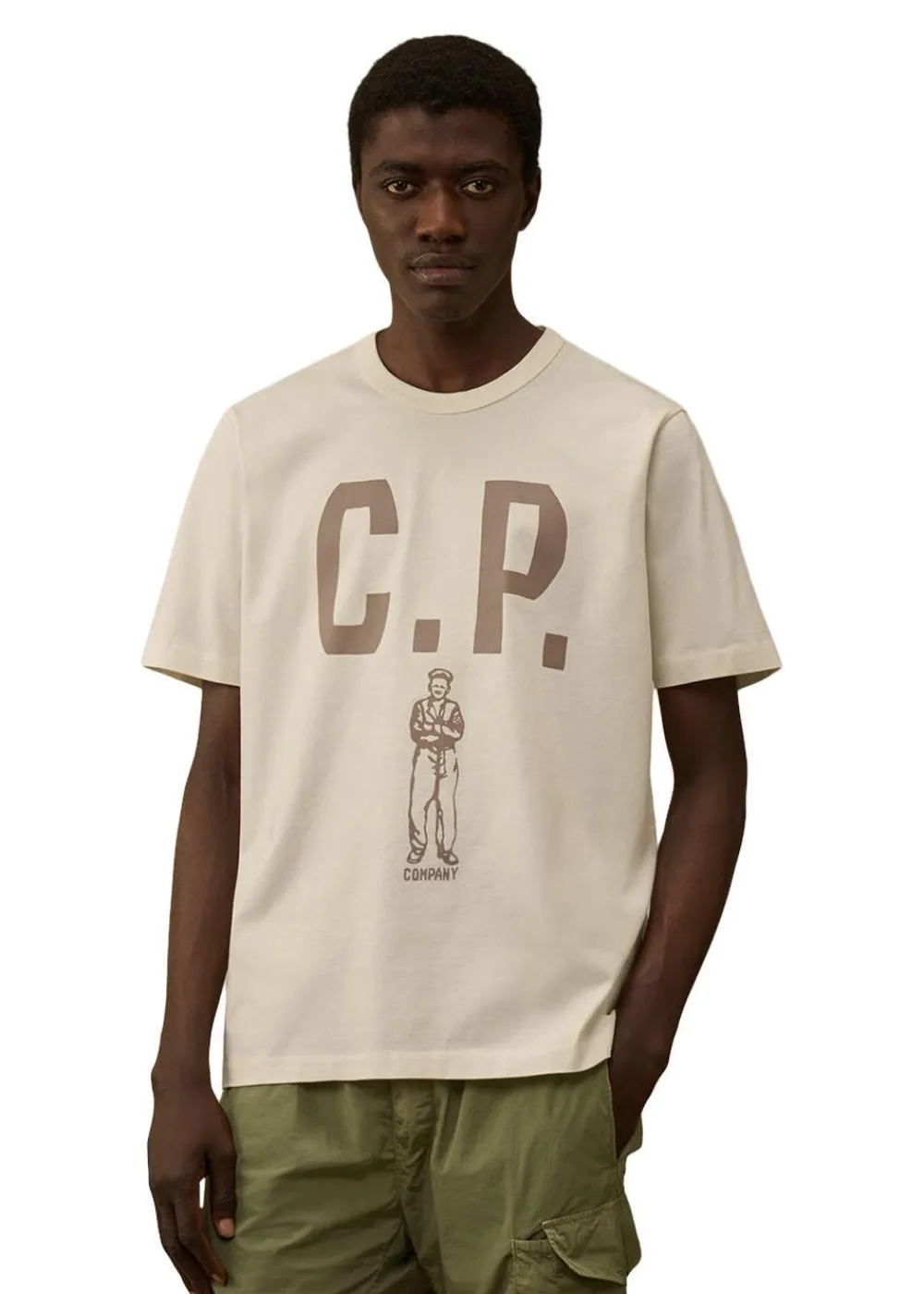 Big front logo tee>C.P. Company New