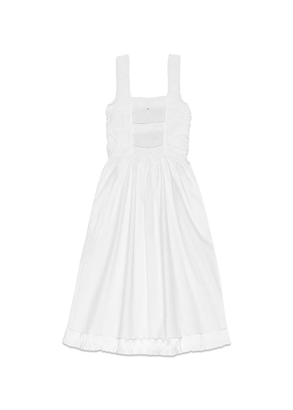 Cotton Poplin Midi Strap Smock Dress>Ganni Best