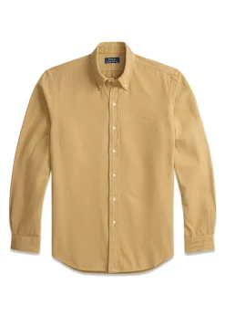 Custom Fit Brushed Flannel Shirt>Ralph Lauren Outlet