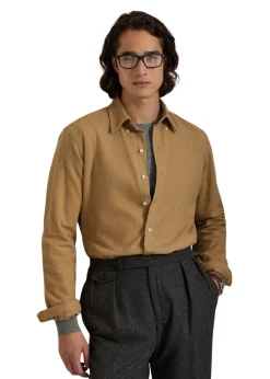 Custom Fit Brushed Flannel Shirt>Ralph Lauren Outlet