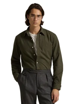 Custom Fit Brushed Flannel Shirt>Ralph Lauren Sale