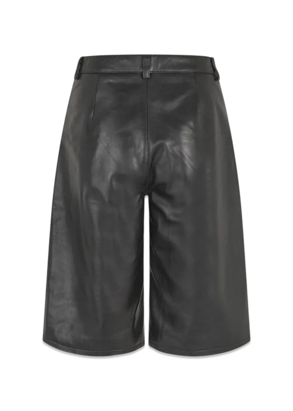 Deep Leather Shorts>Oval Square