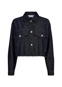 Denim Cargo Crop Shirt>HAUTE L’AMITIÉ New
