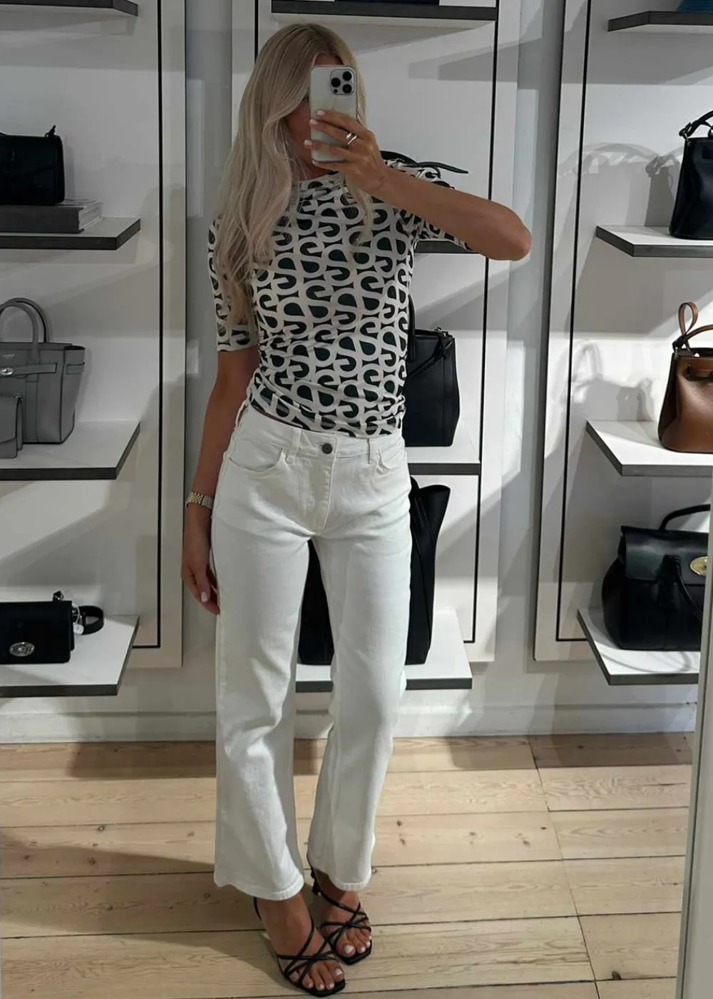 ELASTIC SHORT SLEEVE T-SHIRT>Stine Goya Discount