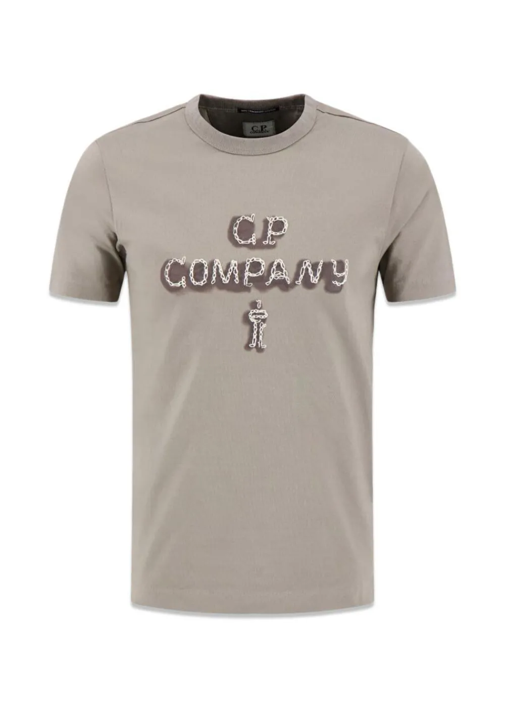 Embroidered Logo Tee>C.P. Company