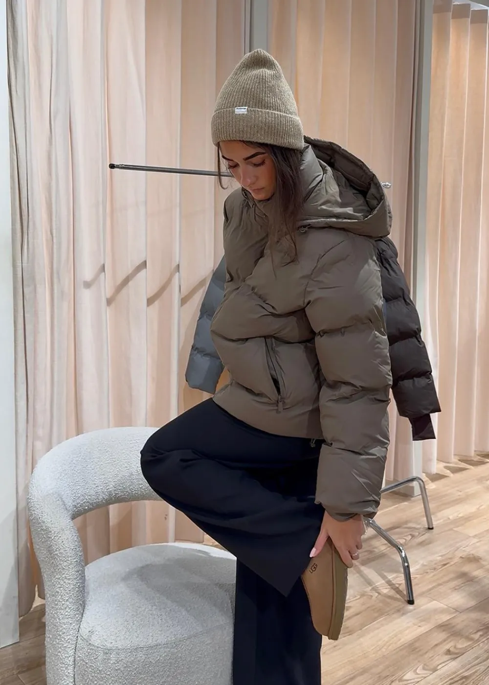 Fox C Puffer Jacket>Neo Noir Outlet