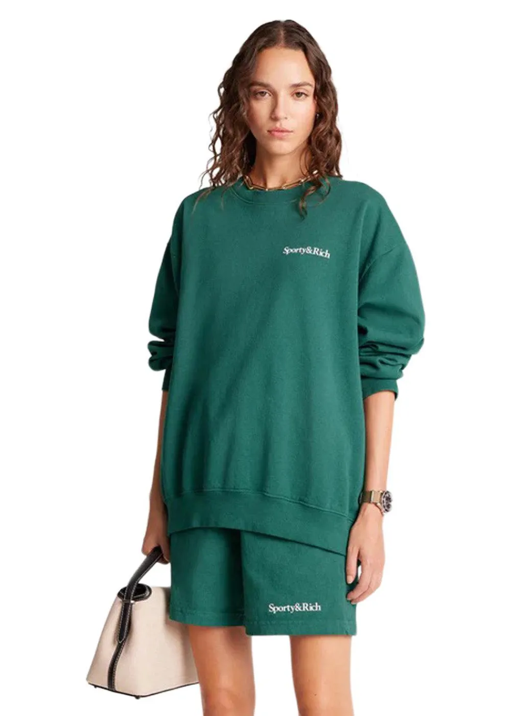 Health Is Wealth Crewneck>Sporty & Rich New