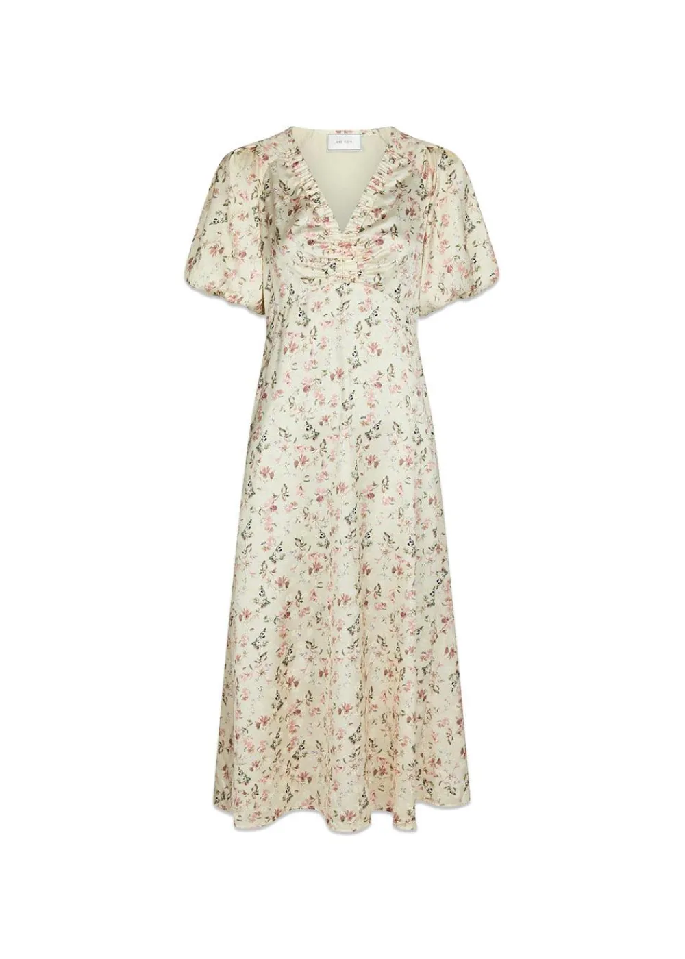 Illana Flower Print Dress>Neo Noir Sale