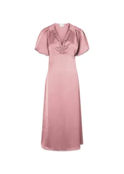 Illana Heavy Sateen Dress>Neo Noir Best