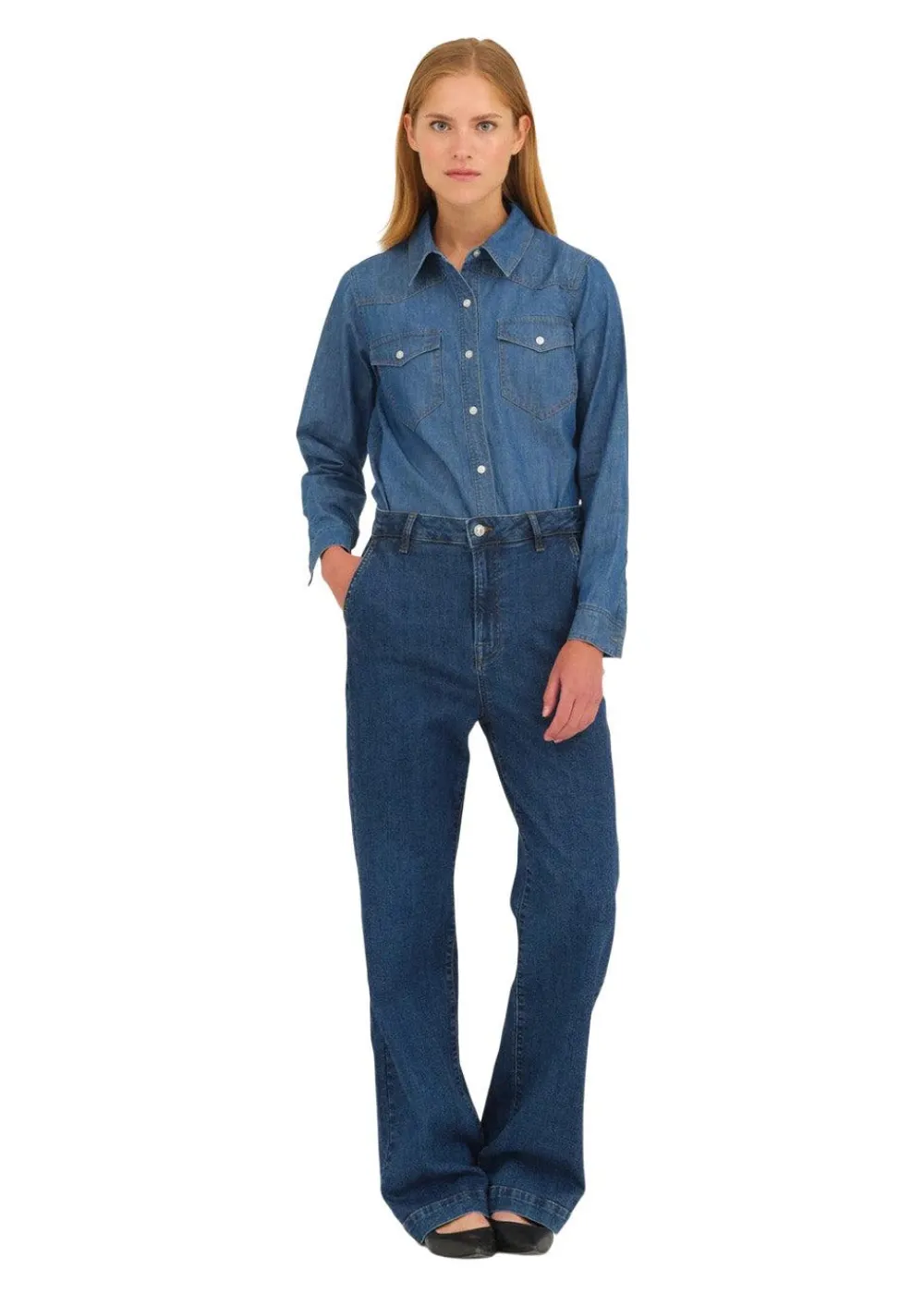 IVY-Brooke French Jeans Wash Middark Nottingham>Ivy Copenhagen Hot