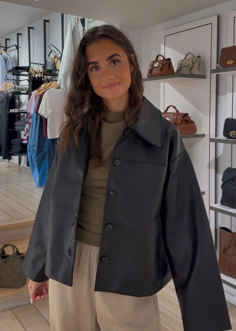 Lunara Collar Stitch Jacket>Neo Noir Outlet