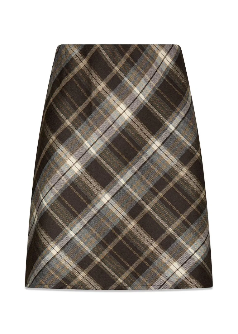 Lunna Check Skirt>Neo Noir New