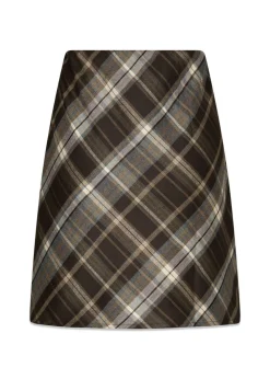 Lunna Check Skirt>Neo Noir New