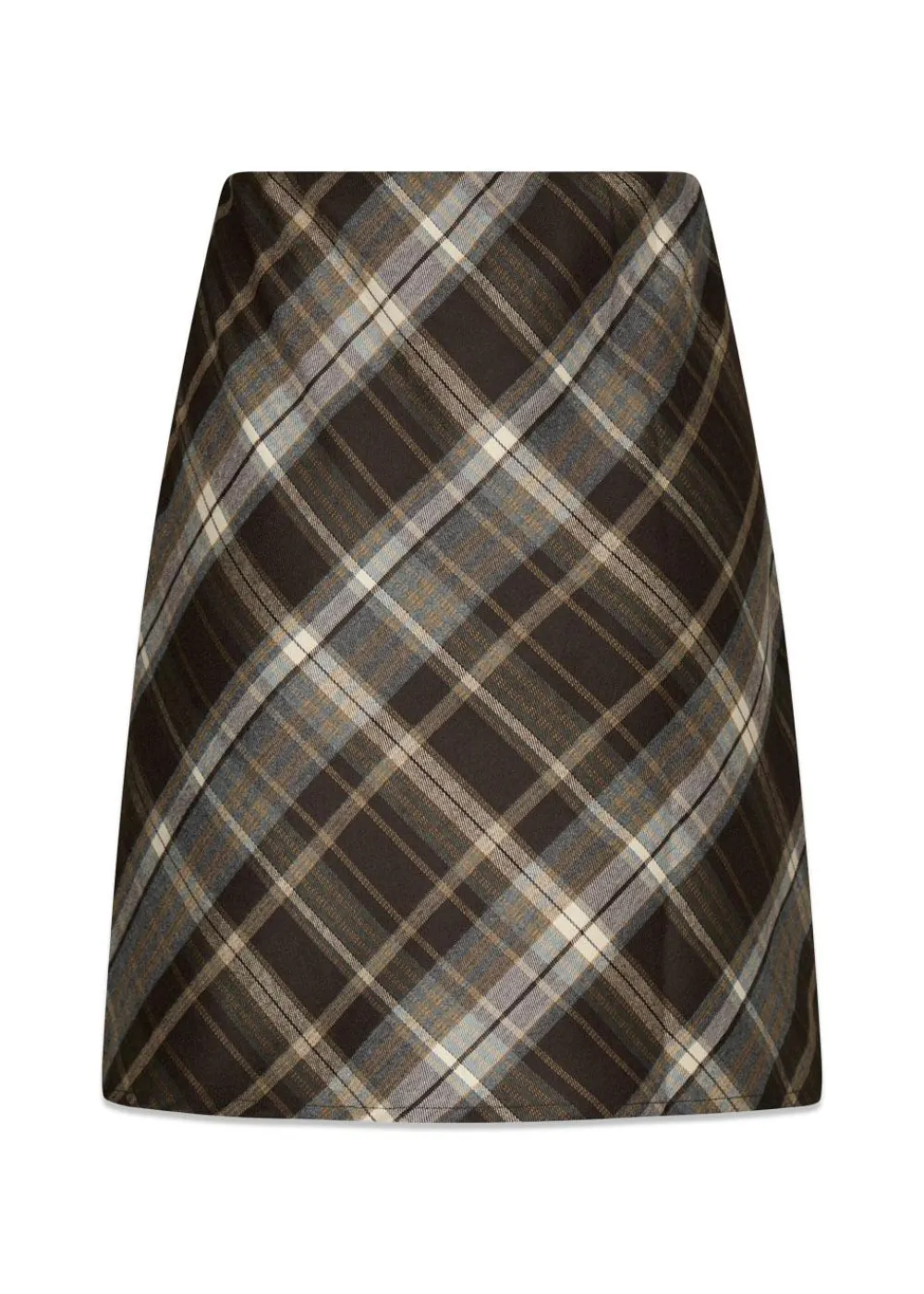 Lunna Check Skirt>Neo Noir New