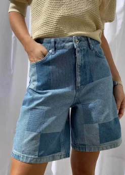 Maggie Patchwork Shorts>Woodbird Online