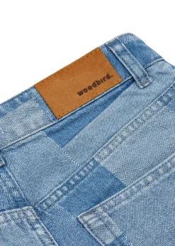 Maggie Patchwork Shorts><noscript><img width=