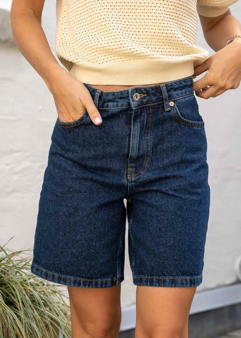 Maggie 90s Rinse Shorts>Woodbird Discount