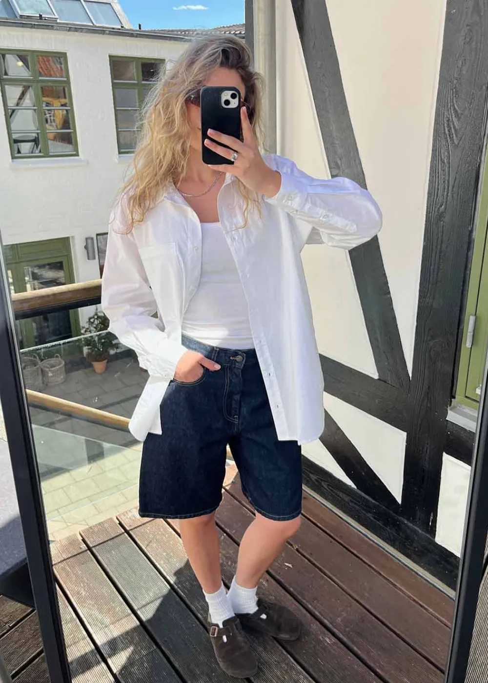 Maggie 90s Rinse Shorts>Woodbird Discount