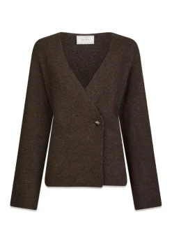 Marie Louise Knit Cardigan>Neo Noir Hot