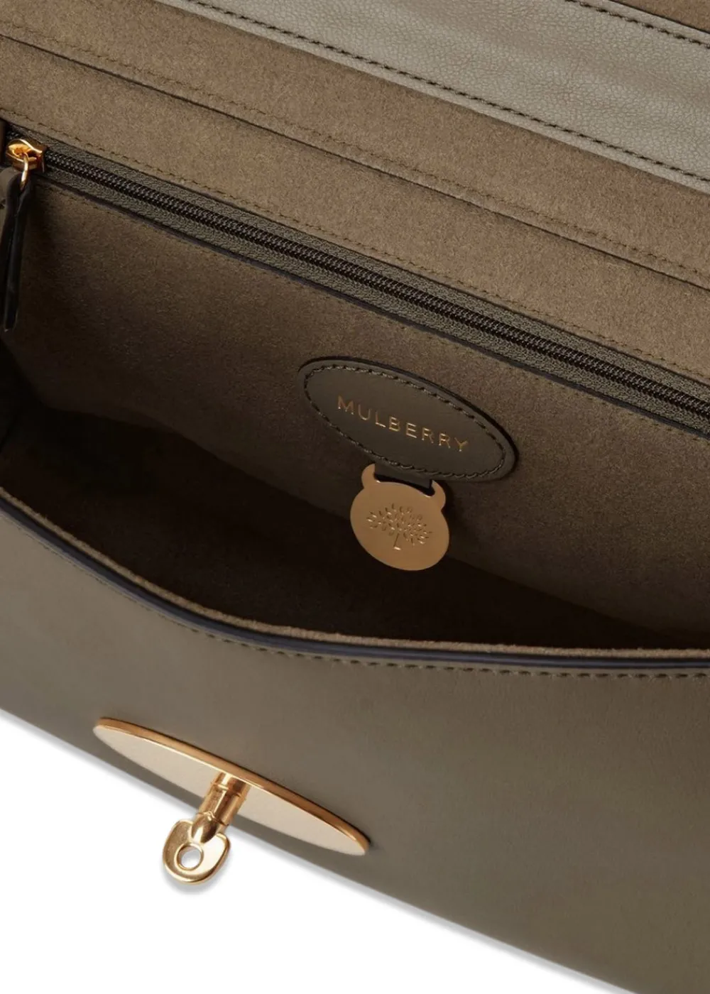 MEDIUM LILY MICRO CLASSIC GRAIN>Mulberry New