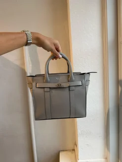 Mini Zipped Bayswater Micro Classic Grai></noscript>Mulberry Best