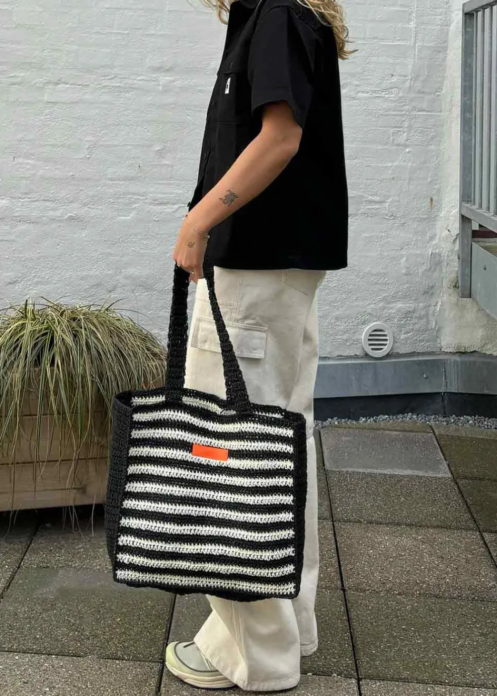 Paper straw millen bag>Mads Nørgaard Sale