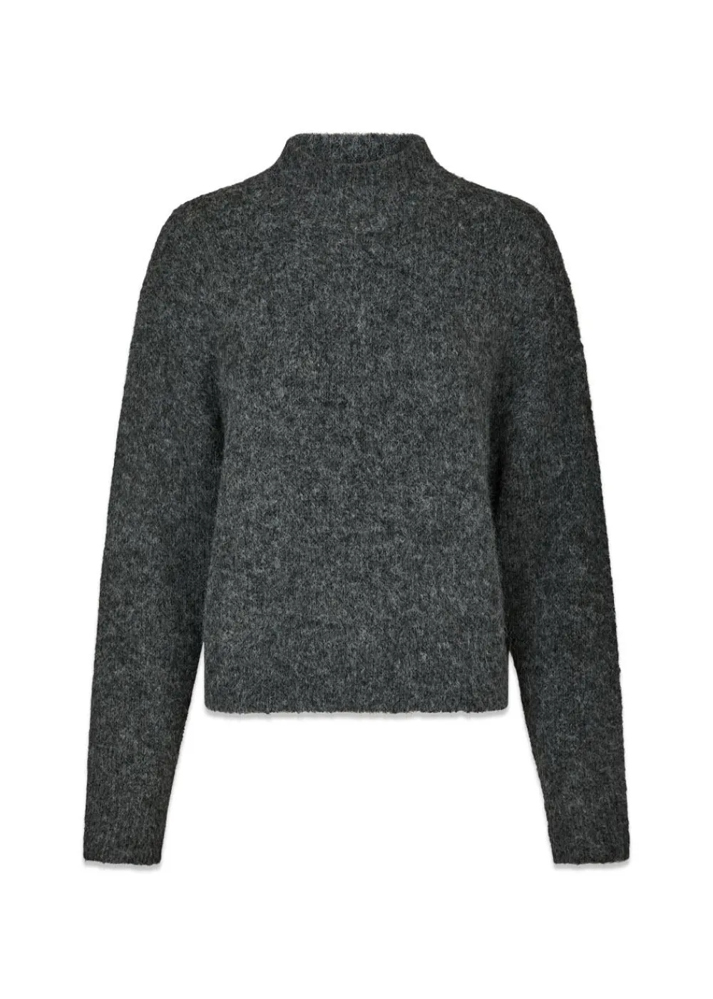 Paulina Fluffy Knit Blouse>Neo Noir Clearance