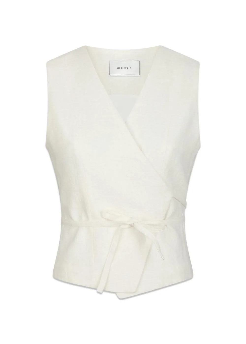 Samara Ramie Waistcoat>Neo Noir Sale