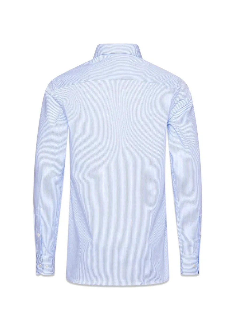 Slim Fit Cut Away Non Iron Banker Stripe>Oscar Jacobson