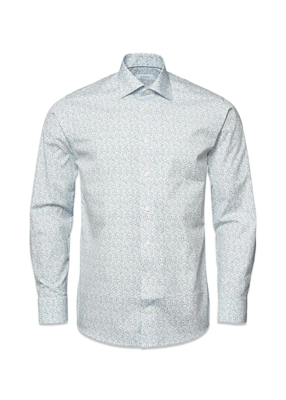 Slim Floral Print Shirt>Eton Hot