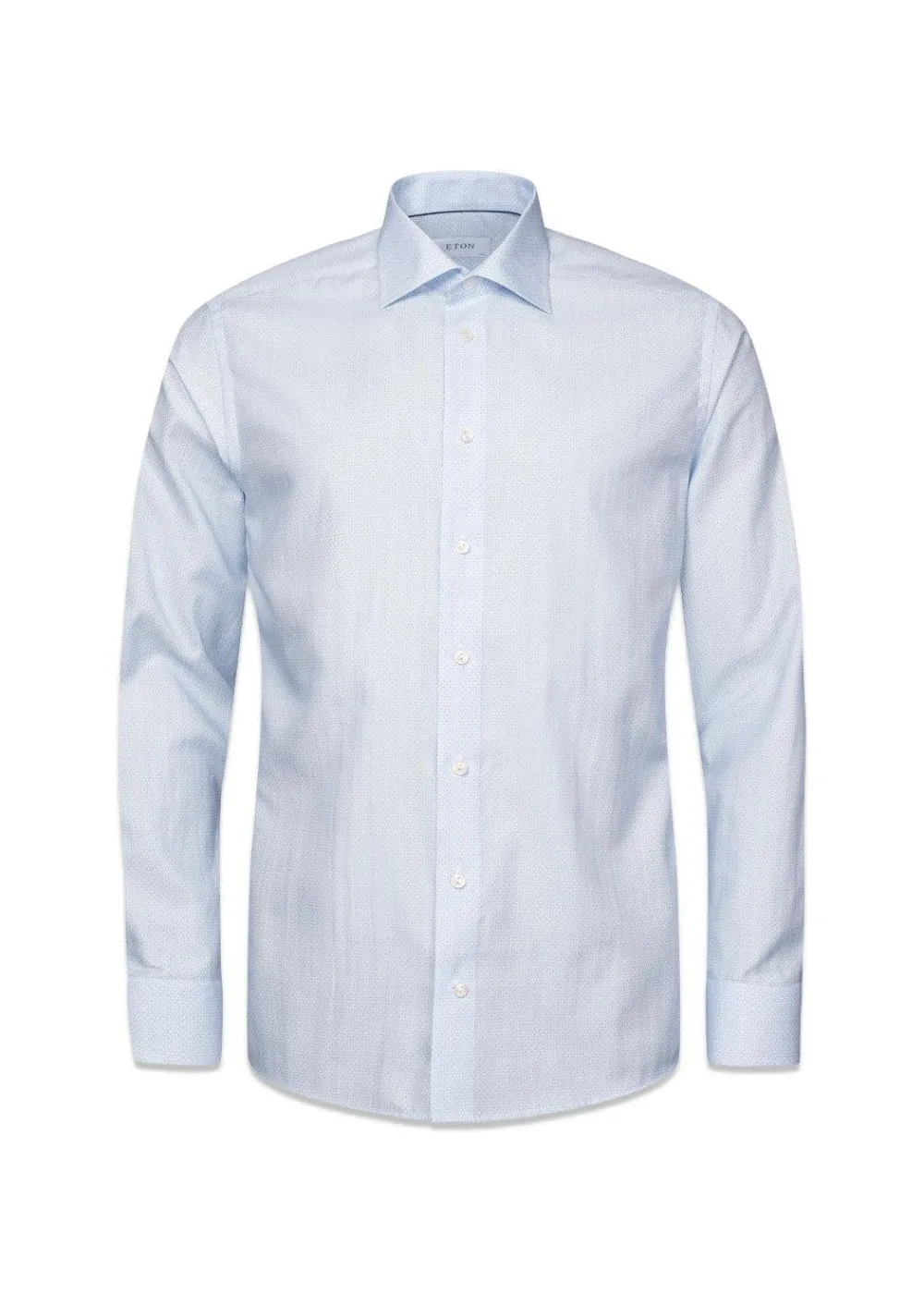 Slim Geometric Micro Print Twill Shirt>Eton Hot
