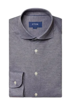Slim-Oxford Pique Shirt>Eton