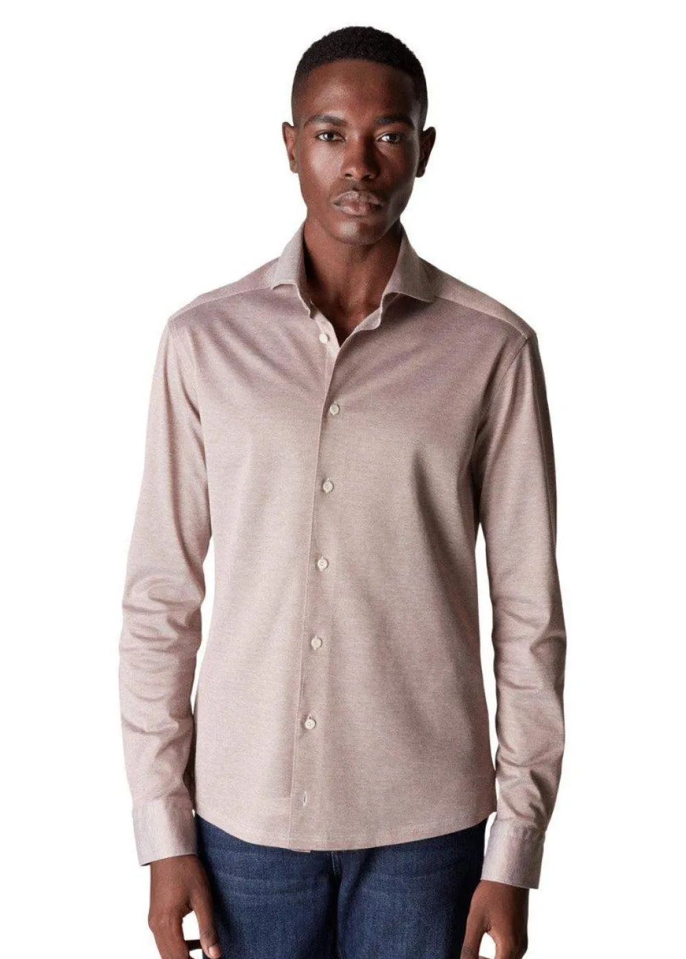 Slim-Oxford Pique Shirt>Eton Online
