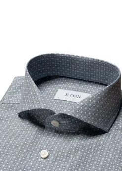 Slim-Poplin Print>Eton Best