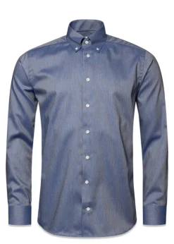Slim-Twill Button Down Shirt>Eton Hot