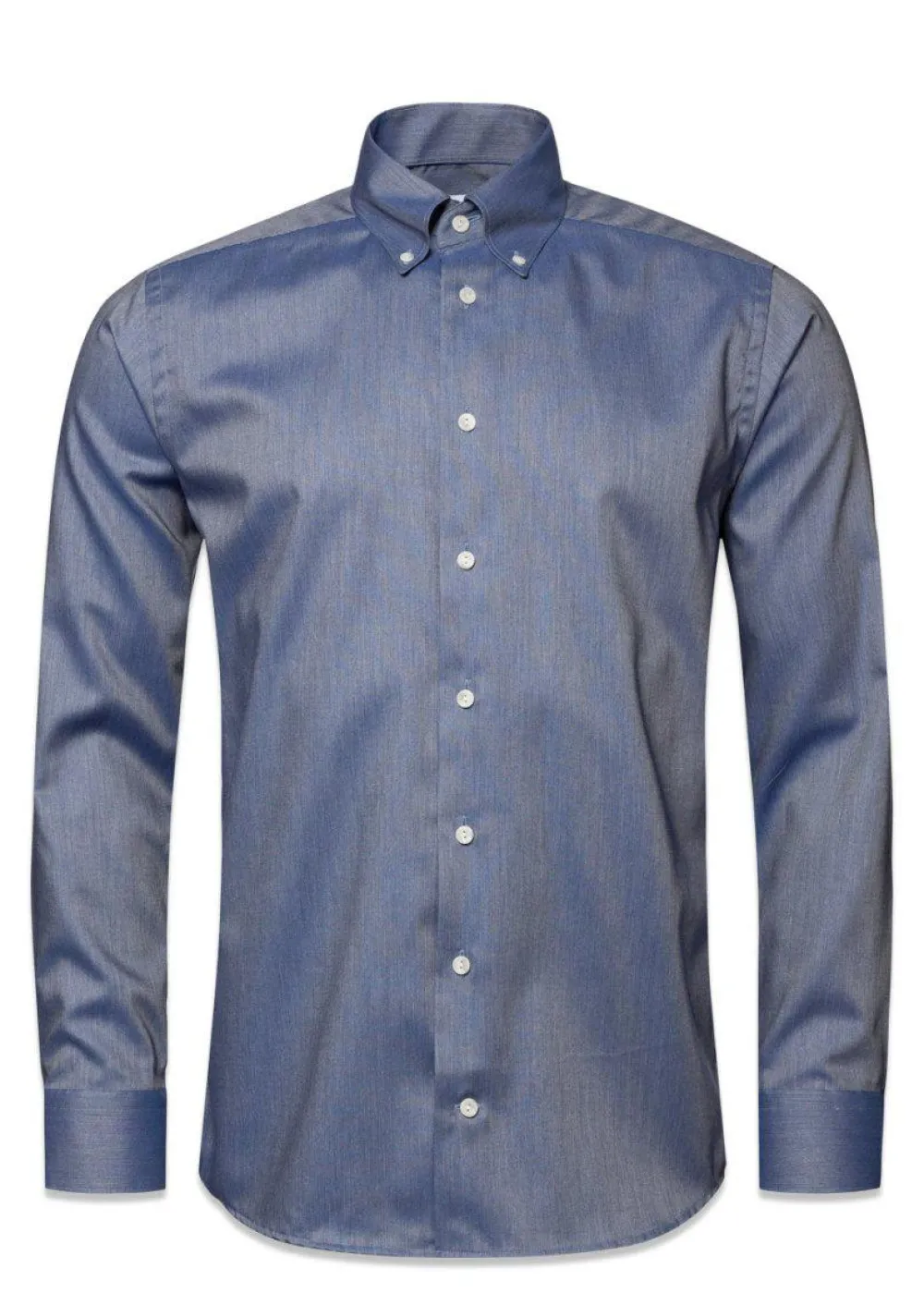 Slim-Twill Button Down Shirt>Eton Hot