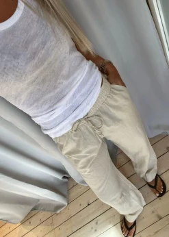 Sonar Linen Pants>Neo Noir