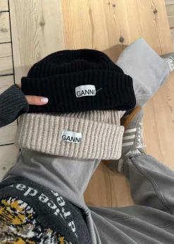 Structured Rib Beanie>Ganni Sale