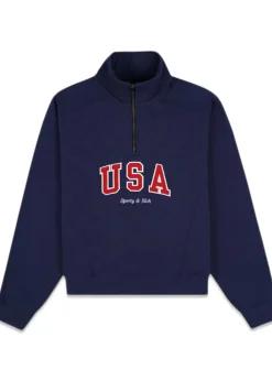 USA Quarter Zip>Sporty & Rich Clearance