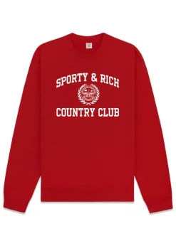 Varsity Crest Crewneck>Sporty & Rich Outlet