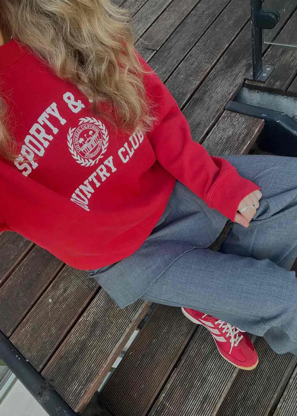 Varsity Crest Crewneck>Sporty & Rich Outlet