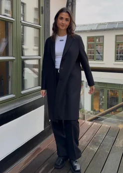 WOMEN OVERCOAT PRESSED WOOL></noscript>Harris Wharf London Sale