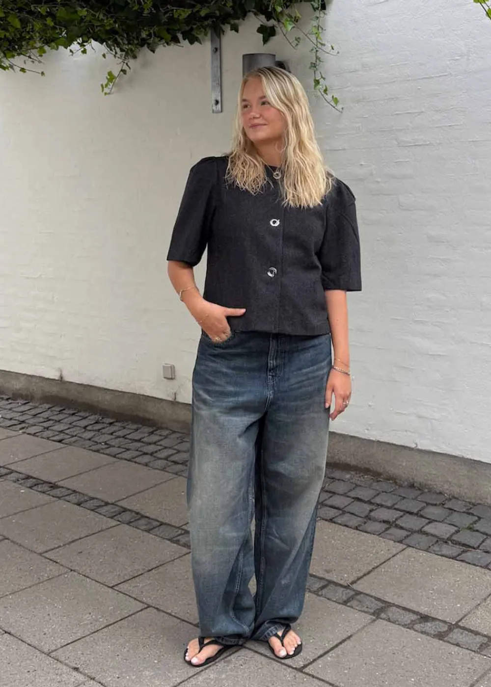 Xanthe Herringbone Blazer>Neo Noir Discount