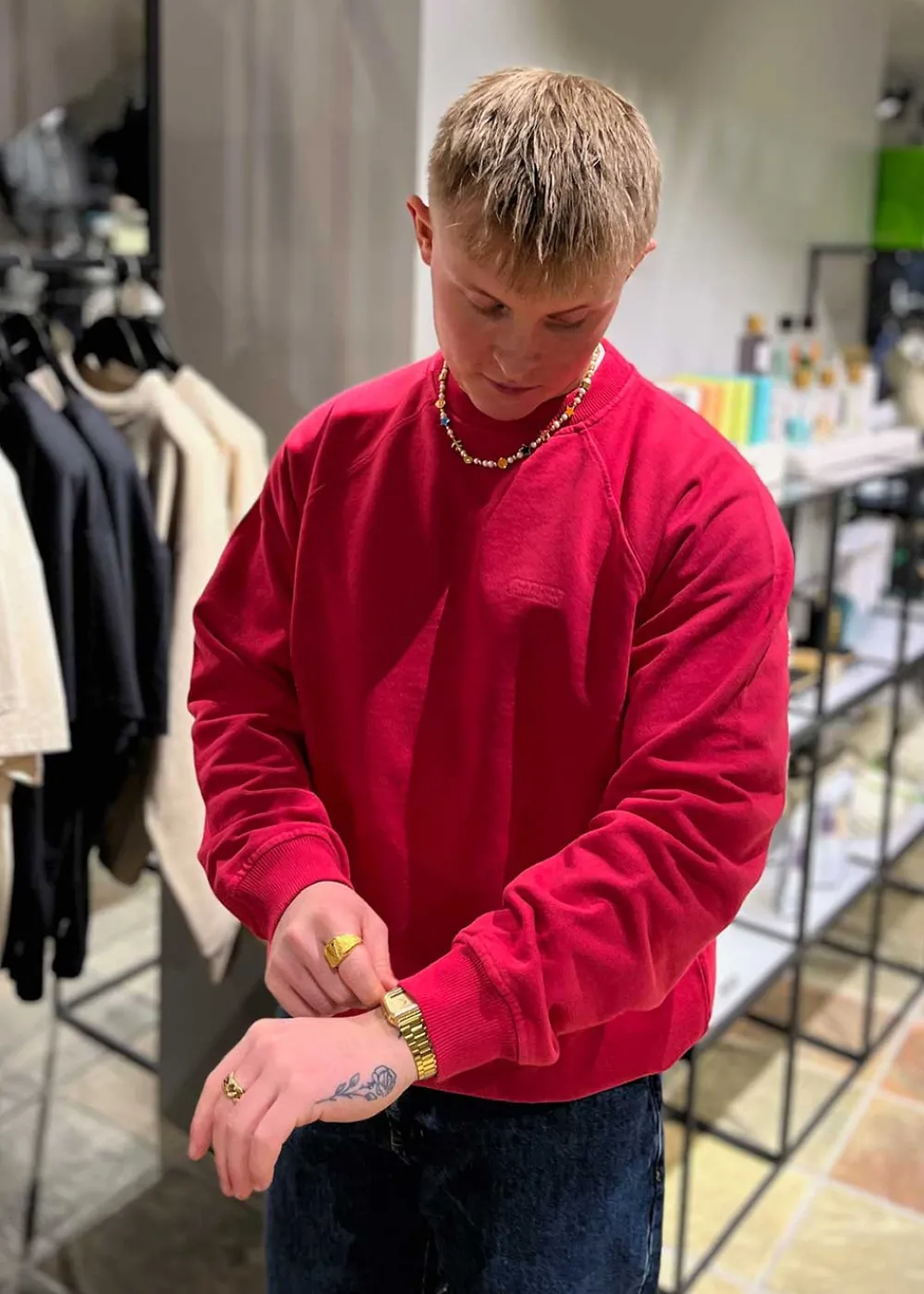 Zhang Washed Crew>Woodbird