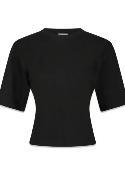 Asha Boxy Tee>Neo Noir Hot