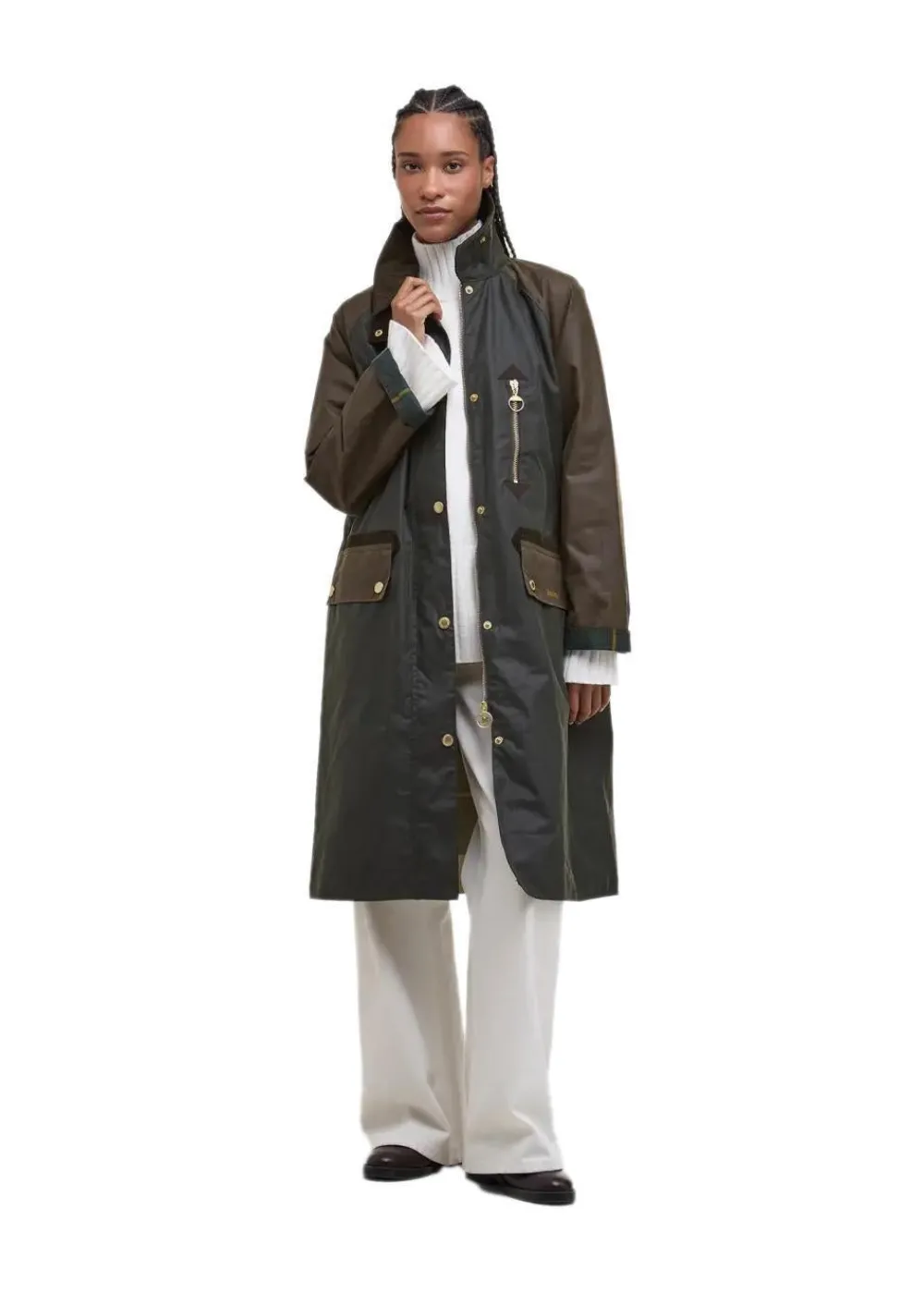 Evette Wax Jacket>Barbour